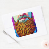 ひげ スクエアシール (封筒)