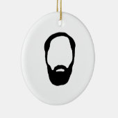 ひげ セラミックオーナメント (右)