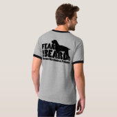 ひげ-ドイツのWirehairedポインター--を恐れて下さい Tシャツ (裏面フル)