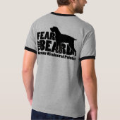 ひげ-ドイツのWirehairedポインター--を恐れて下さい Tシャツ (裏面)