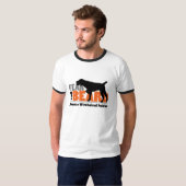 ひげ-ドイツのWirehairedポインター--を恐れて下さい Tシャツ (正面フル)