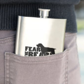 ひげ-ドイツDrahthaarのギア--を恐れて下さい フラスク (インサイチュ)