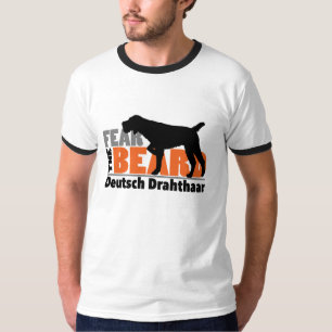 ひげ-ドイツDrahthaar --を恐れて下さい Tシャツ