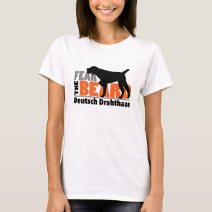 ひげ-ドイツDrahthaar --を恐れて下さい Tシャツ
