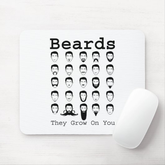 ひげ マウスパッド (マウス)