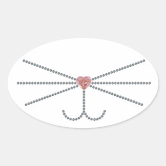 ひげ 楕円形シール