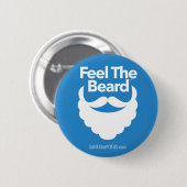 "ひげ" 2.25"をボタン感じて下さい 缶バッジ (正面&裏面)