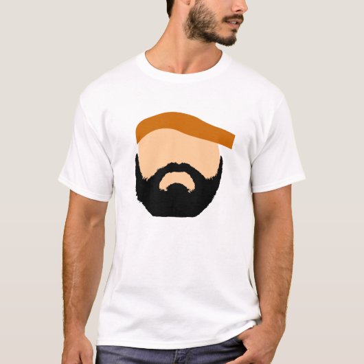 ひげ Tシャツ (正面)
