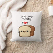 ひざまずいたものはパンおもしろいパンのパン クッション (ブランケット)