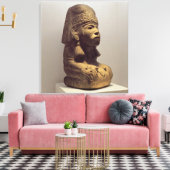 ひざまずく姿の型枠のポット, 800-1200 キャンバスプリント (インサイチュ (リビング))