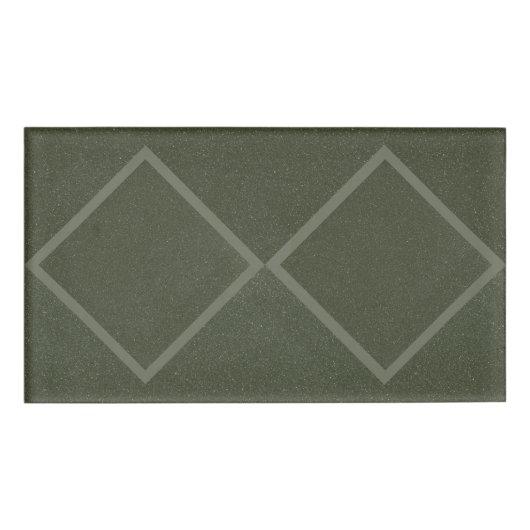 ひしエレガント形フレーム名タグ 名札 (正面)