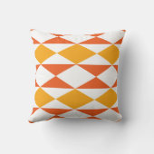 ひしカラフル形モダン幾何ストライプ クッション (裏面)