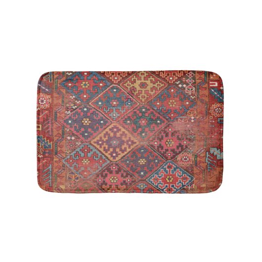 ひしカラフル形星2カラフル バスマット (正面)