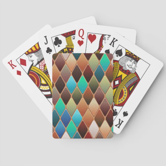 ひしカラフル形 トランプ (裏面)