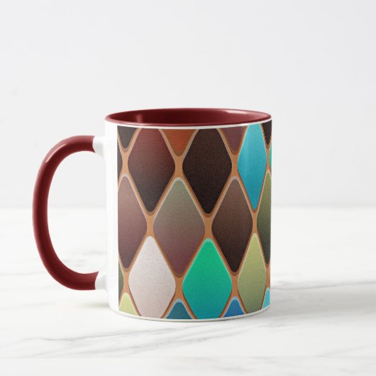 ひしカラフル形 マグカップ (左)