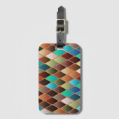 ひしカラフル形 ラゲッジタグ (正面縦)