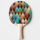 ひしカラフル形 卓球ラケット (正面)