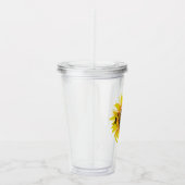 ひしパーソナライズされた花 アクリルタンブラー (右)