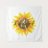 ひしパーソナライズされた花 タペストリー (正面)