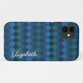 ひしモダン形 |モザイク抽象芸術アート6 Case-Mate iPhoneケース (裏面(横))