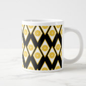 ひし形のかモダンんきつ切り ジャンボコーヒーマグカップ (右)