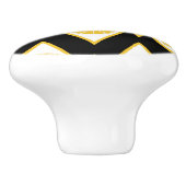 ひし形のかモダンんきつ切り セラミックノブ (側面)