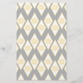 ひし形のかモダンんきつ切り 便箋 (正面)