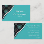 ひし形の波(海) 名刺 (正面/裏面)