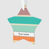 ひし形は抽象デザインを漕ぎます オーナメント (正面)