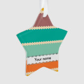 ひし形は抽象デザインを漕ぎます オーナメント (正面)