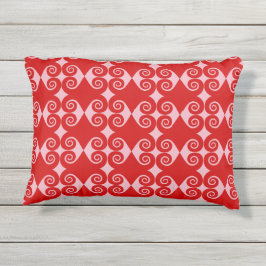 ひし形パターン アウトドアクッション