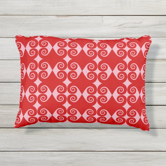 ひし形パターン アウトドアクッション (裏面)