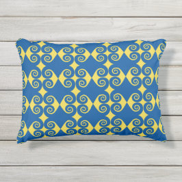 ひし形パターン アウトドアクッション