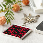 ひし形パターン キーホルダー (側面)