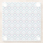 ひし形 ガラスコースター (裏面)