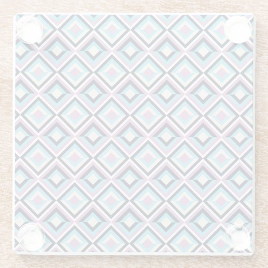 ひし形 ガラスコースター (裏面)