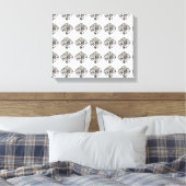 ひし形 キャンバスプリント (インサイチュ (寝室))