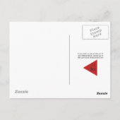 ひし形 ポストカード (裏面)