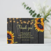 ひし素朴わ木の赤ちゃん サンキューカード (スタンド正面)