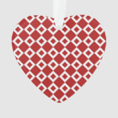 ひし赤と白形 オーナメント (裏面)