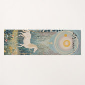 ひそひそ話の森の秘密の一角獣 ヨガマット (正面(横))