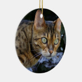 ひたすらベンガル猫 セラミックオーナメント (右)