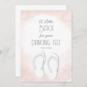 ひだりとぎれのダンス 招待状 (正面/裏面)