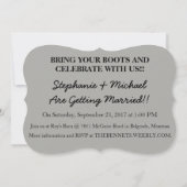 ひっかかってる!!!結婚式招待状 招待状 (裏面)