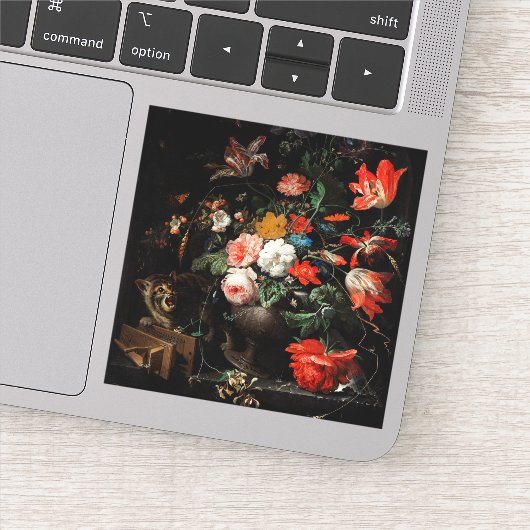 ひっくり返した花束のアブラハム・ミグノン。フローラ シール (詳細)