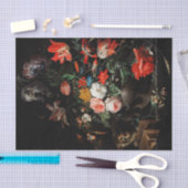 ひっくり返した花束のアブラハム・ミグノン。フローラ 薄葉紙 (クラフト)