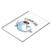 ひっくり返すほどかっこいいイルカのダジャレ ノートブック (左側)