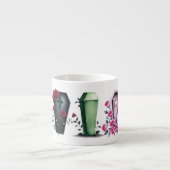 ひつぎマグピンクゴシックマグwhimsigoth エスプレッソカップ (正面)