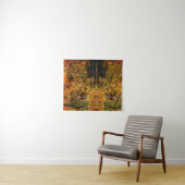 ひつぎ池への秋の反射 タペストリー (インサイチュ(横))