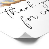 ひつじちゃん - 来てくれてありがとう ポスター (角)